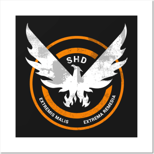 The Division SHD Grunge Logo 2 Posters and Art